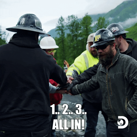 All In Team GIF by Discovery