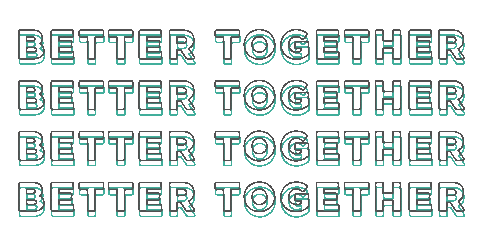 Better Together Jesus Sticker by Fishhawkfc