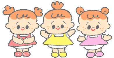 Triplets Sticker by タタイマム
