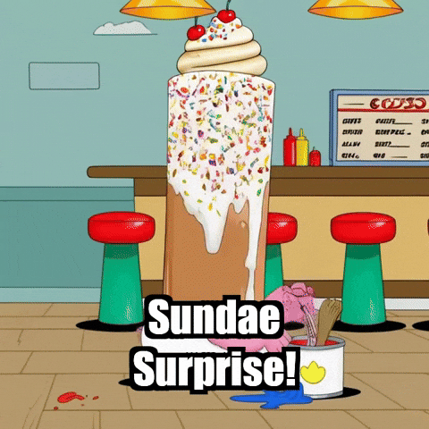 Ice Cream Dessert GIF by The Pigasso