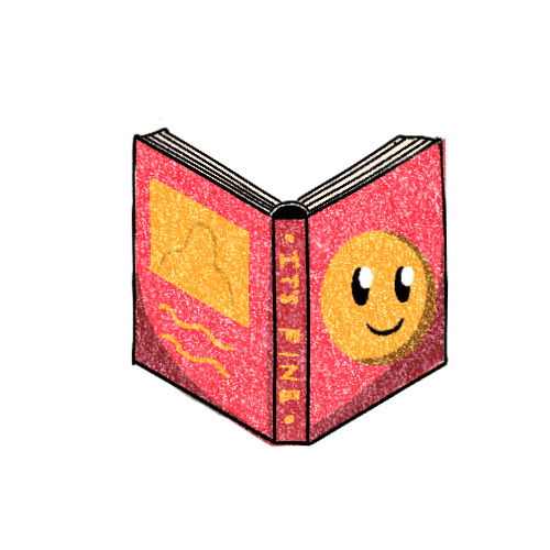 book reading Sticker by Broadly