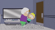 butters stotch bathroom GIF by South Park 