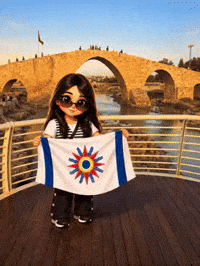 Flag Jesus GIF by chaldeanmediahistory