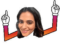 Priyankalalwani Sticker by BORN ON INSTAGRAM