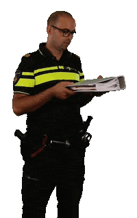 politie office agent please no politie Sticker