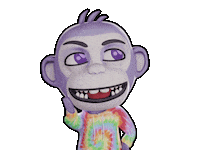 3D Think Sticker by Lucky Kat Studios