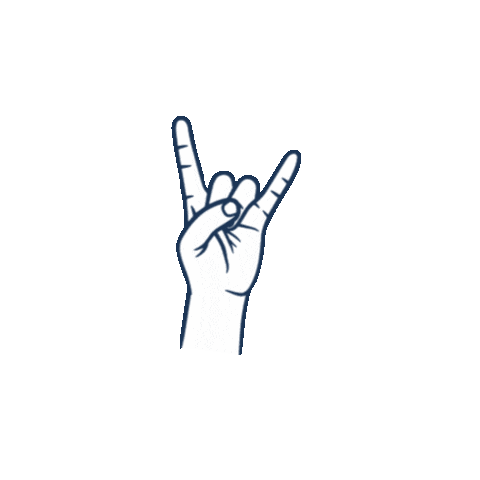 Awesome Rock On Sticker by iFLY Indoor Skydiving