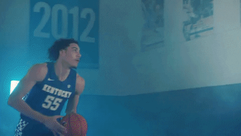 College Basketball Dance GIF by Kentucky Men’s Basketball. #BuiltDifferent