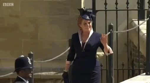 Royal Wedding Fergie GIF by BBC