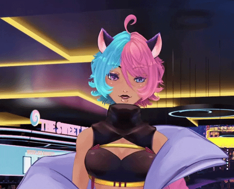 vtSweets anime hello wave vtuber GIF