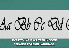 alphabet letters GIF by South Park 