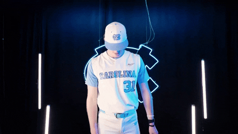 North Carolina Baseball GIF by UNC Tar Heels