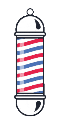 Barbershop Hairdresser Sticker by Skilled Barber