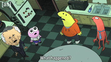 Shocked What Happened GIF by Adult Swim
