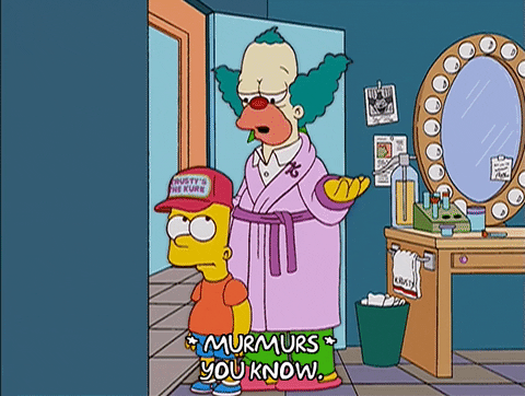 bored bart simpson GIF