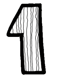 Schwarz Weiss Countdown Sticker by Daniela Nachtigall