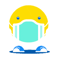 Work From Home Mask Sticker by tiket.com