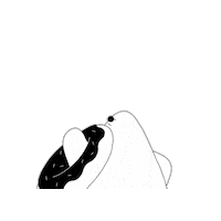 keemmalguk white black winner donut Sticker