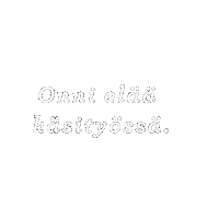 taitovarsinaissuomi logo slogan taito käsityö Sticker