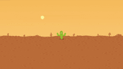 dietrichfilm animation laughing desert cactus GIF