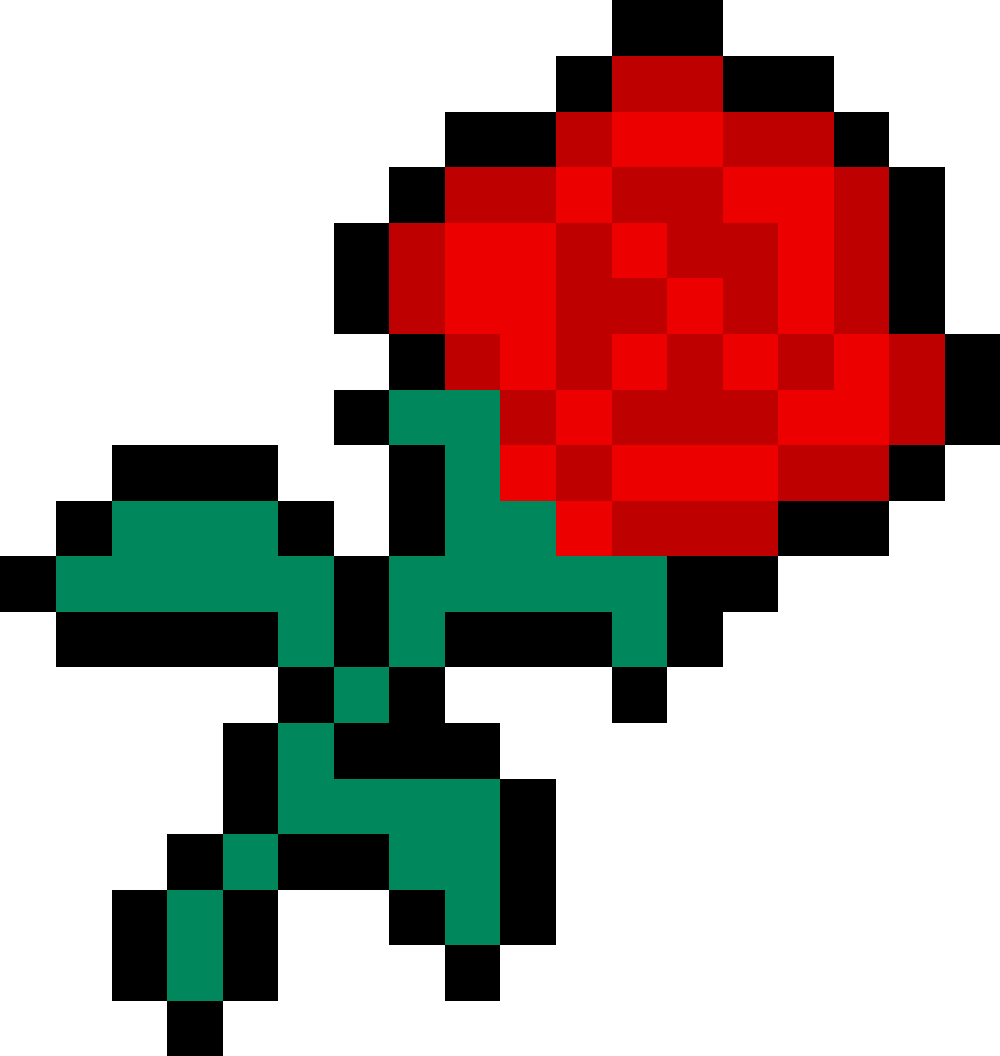 Red Rose Flower Sticker by ?an!c Official