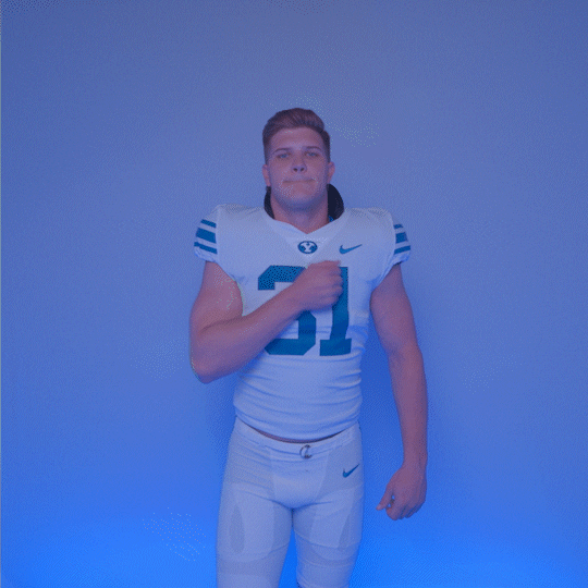Byu Football Sport GIF by BYU Cougars