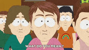 crowd questioning GIF by South Park 