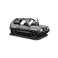 Pixel Car Sticker by Garage Italia