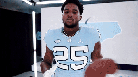 North Carolina Football GIF by UNC Tar Heels
