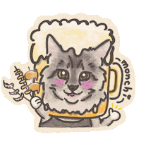 Beer Monchi Sticker