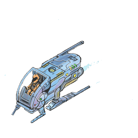 Space Rocket Sticker
