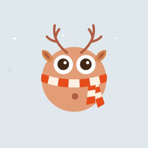 Deer Christmas Kedveskrem Fagymók Merrychristmas Icecream GIF by kedveskrem
