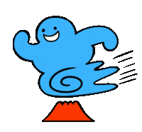 kagospo run running go enjoy Sticker