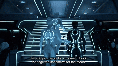 Daft Punk Tron GIF by Goldmaster