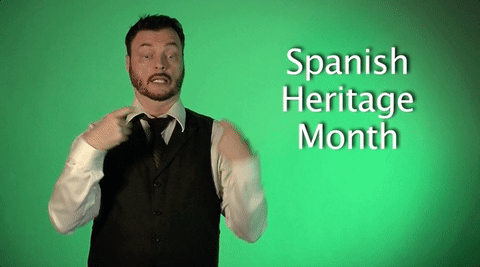 sign language spanish heritage month GIF by Sign with Robert