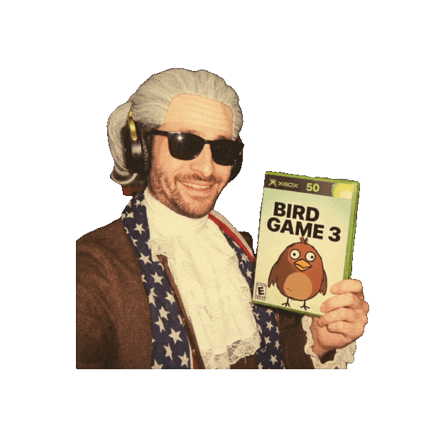 Video Game Bird Meme Sticker