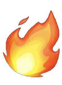 Fire Flame Sticker