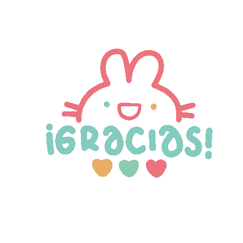 Thank U Bunny Sticker