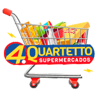quartettosuper compras supermercado mercado tocantins Sticker