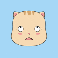 Cat Eye Roll GIF by Chubbiverse