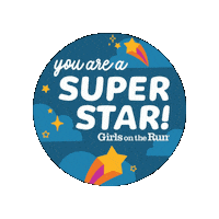 Superstar Girlsontherun Sticker by gotrhr