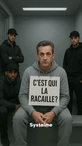Prison Sarkozy GIF by systaime