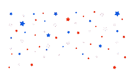 Independence Day Stars Sticker