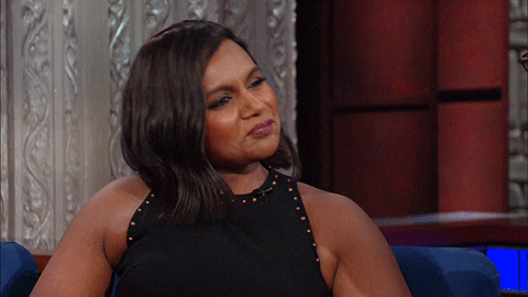 mindy kaling yes GIF by The Late Show With Stephen Colbert