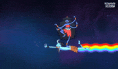 Cat Flying GIF by Destripando la Historia