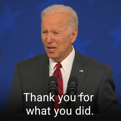 Thank you for what you did.