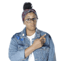 Click Here Sticker by Dos Cocos Locos Productions