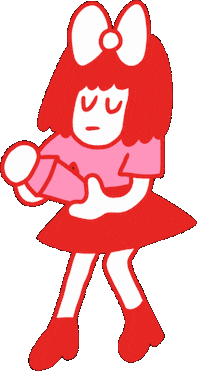 Angry Pink Sticker by Ruppert Tellac
