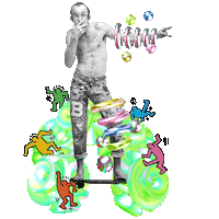 keith haring Sticker by Matt Osio