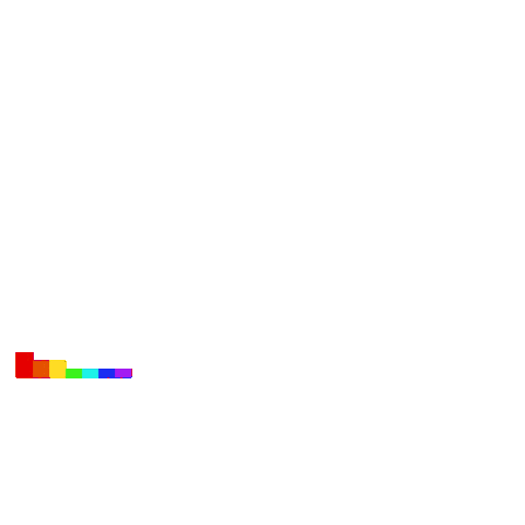 Chakriyu giphyupload happy pixel rainbow Sticker